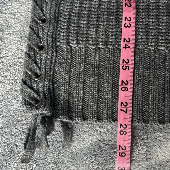 Autumn Cashmere Sleeveless Turtleneck Sweater in Grey Size Small EUC - Picture 5 of 10